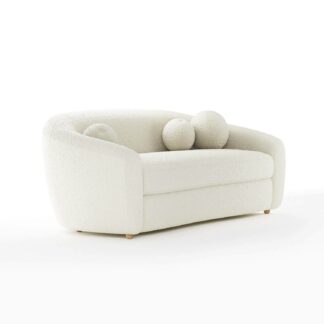 buy coco 3 seater curved sofa