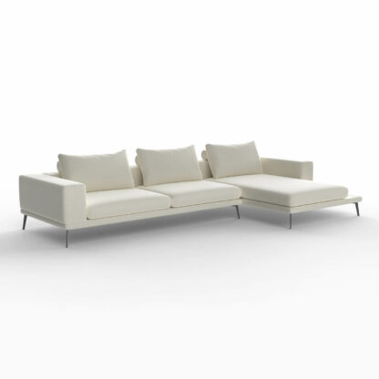 buy enzo l shape sofa with right chaise divan