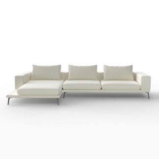buy enzo l shaped sofa with left chaise divan