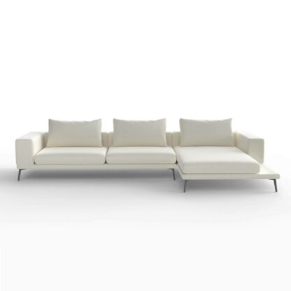 buy enzo l shaped sofa with right chaise divan