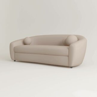 coco 3 seater curved sofa