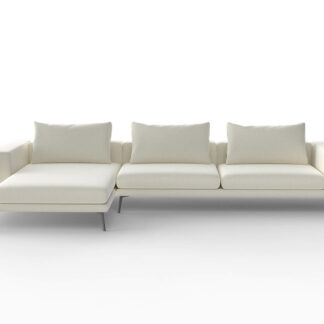 enzo l shape sectional sofa left divan