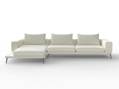 enzo l shape sectional sofa left divan