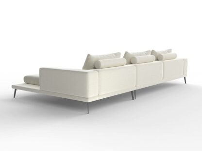 enzo l shape sectional sofa right chaise