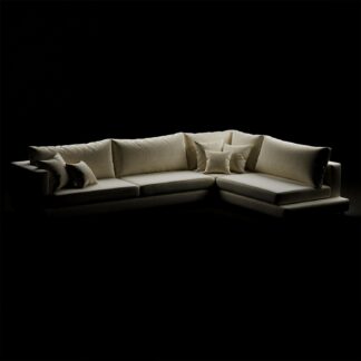 fabian modern corner sectional sofa