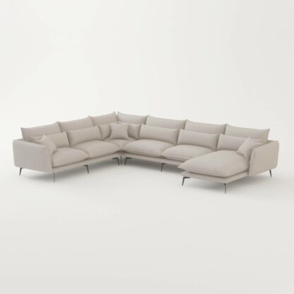 felicia corner sectional with right diwan