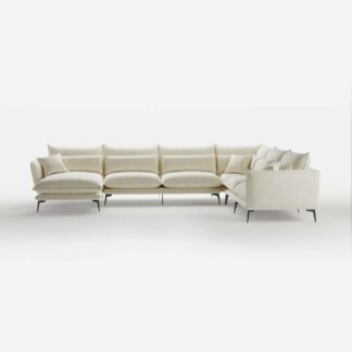 Felicia corner sectional lounger with left chaise
