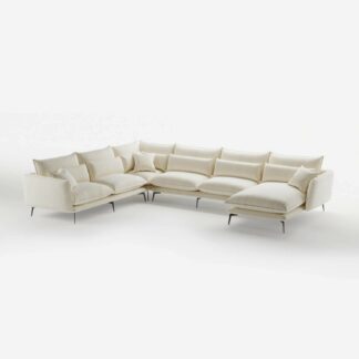 Felicia corner sectional lounger with right diwan