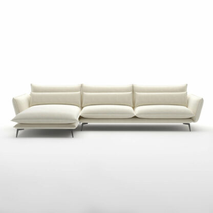 Felicia L-shaped sofa lounger left chaise