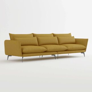 felicia modern three seater sofa