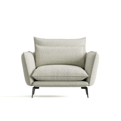 Felicia 1 seater in Chenille fabric (Andrew 07)