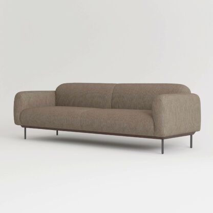 seymour modern three seater sofa