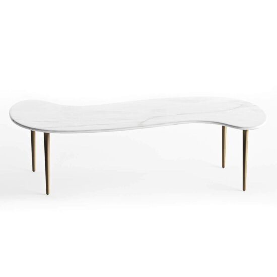 gregory modern marble coffee table