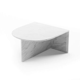 massimo white marble coffee table