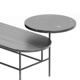 miles black color coffee table
