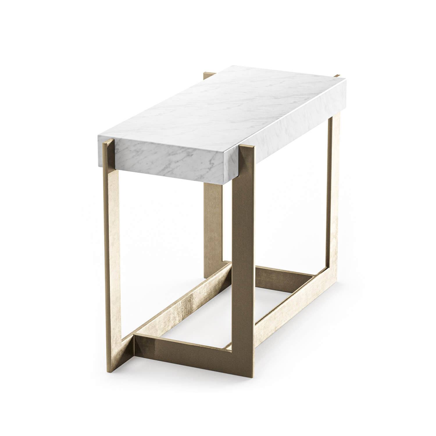 pavel bar table with marble top