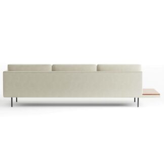 theo 3 seater sofa with left side table