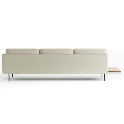 theo 3 seater sofa with left side table