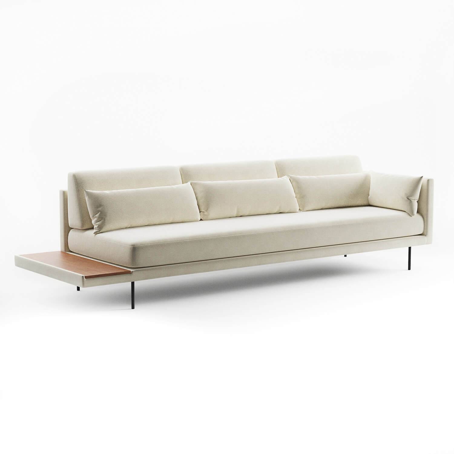 Theo 3 Seater Sofa with Left Table