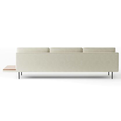 theo 3 seater sofa with right table