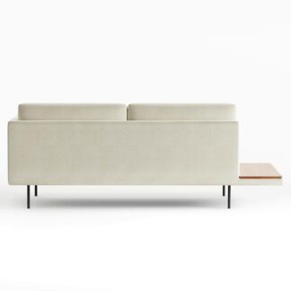 theo two seater couch with left table