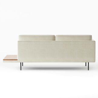theo two seater couch with right table
