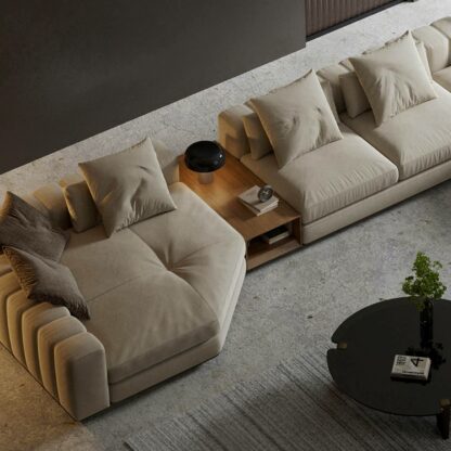 Benjamin Sectional Sofa with diwan and table