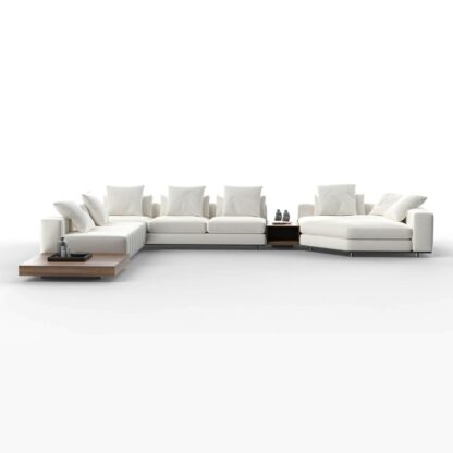 benjamin modern corner sectional sofa