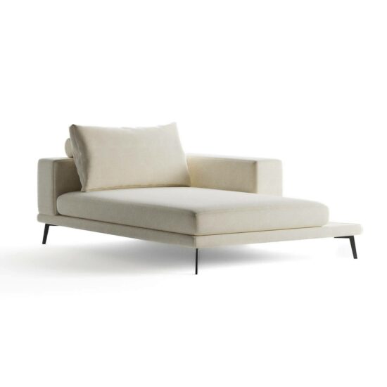 modern chaise lounger for comfortable relaxation