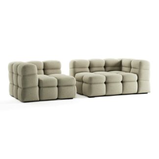 knox three seater modern sofa