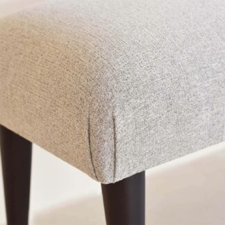 bello bench in grey fabric