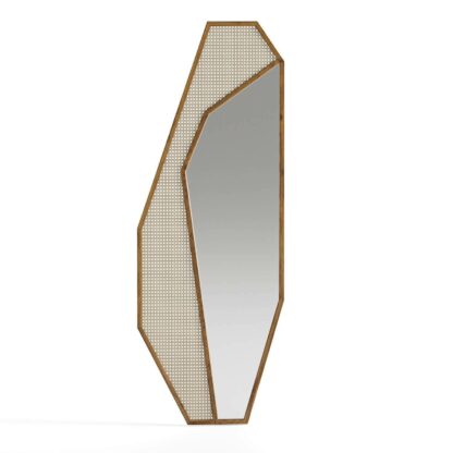 Savannah Rattan Floor Standing Mirror