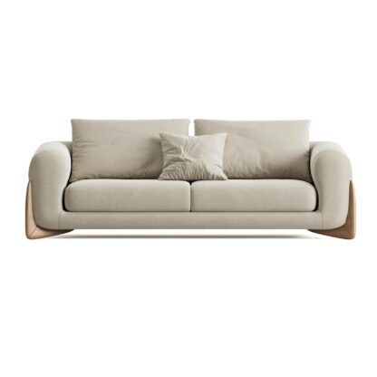 Atlas 2-Seater Sofa in off white fabric