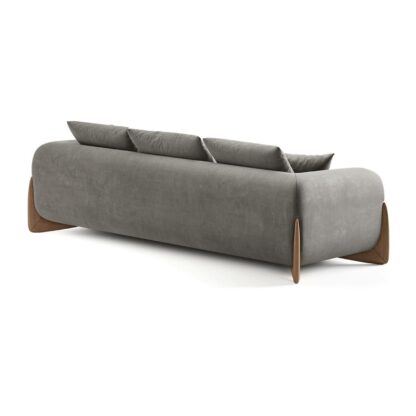 Atlas 3-Seater Sofa in Grey Fabric