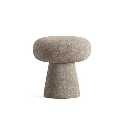 Penelope Footstool in Beige Fabric