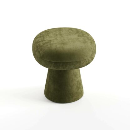 Penelope Stool in Green Fabric