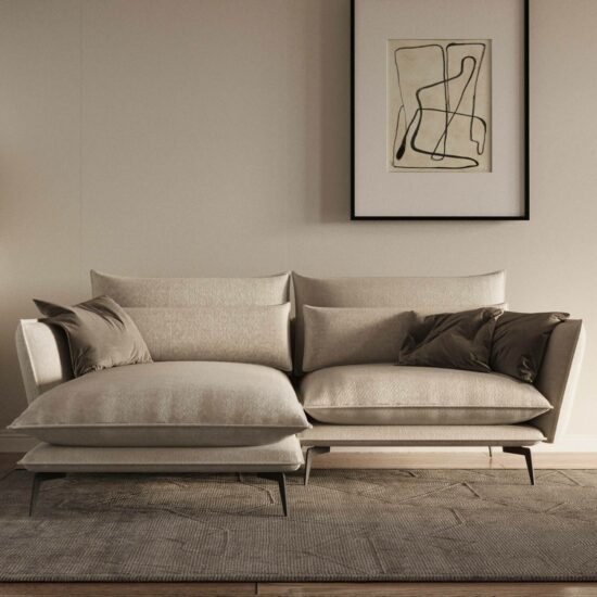 felicia sectional l shaped sofa