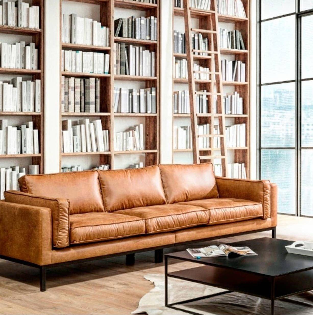 Dutch Faux Leather 3 Seater Sofa