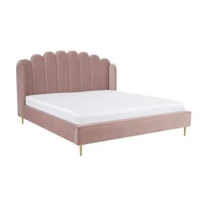 Lauren Velvet Upholstered Bed