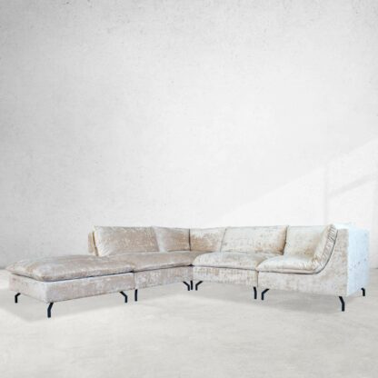 Legend Feather Filled Modern Cloud Corner Sectional Sofa