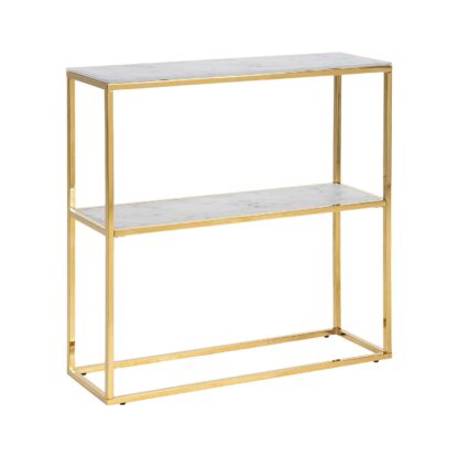 Orlando Marble Console with 2 Shelf