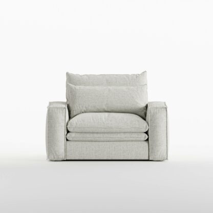 Lincoln Cloud One Seater in Chenille fabric (Andrew 02)