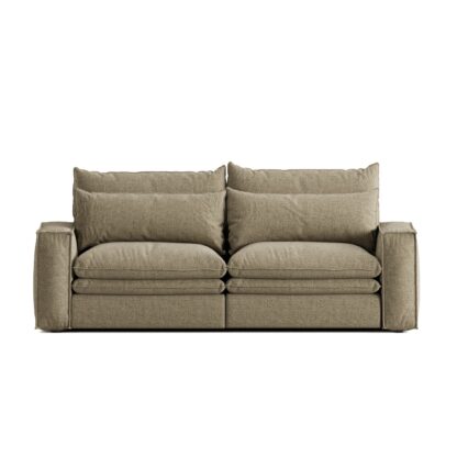 Lincoln Cloud Two Seater Sofa in Chenille fabric (Andrew 06)