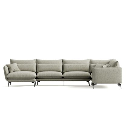 Felicia Corner Sectional Sofa Left Chaise in Chenille fabric (Andrew 05)