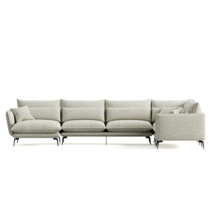 Felicia Corner Sectional Sofa Left Chaise in Chenille fabric (Andrew 07)